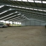Horse Arena 30x65x4.4m 15 degree gable
